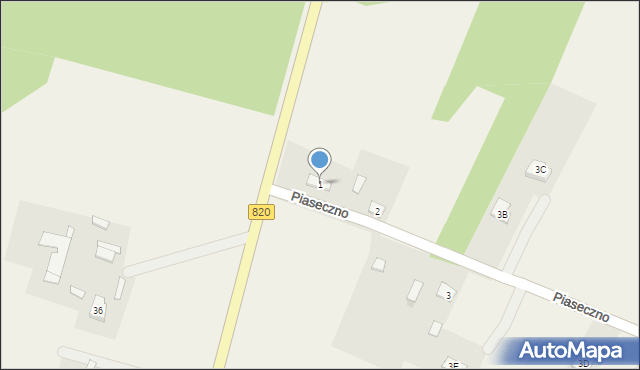 Piaseczno, Piaseczno, 1, mapa Piaseczno