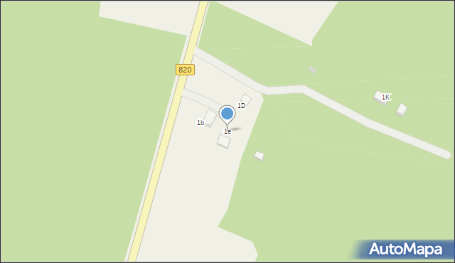 Piaseczno, Piaseczno, 1e, mapa Piaseczno