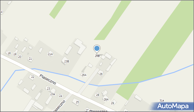 Piaseczno, Piaseczno, 26B, mapa Piaseczno