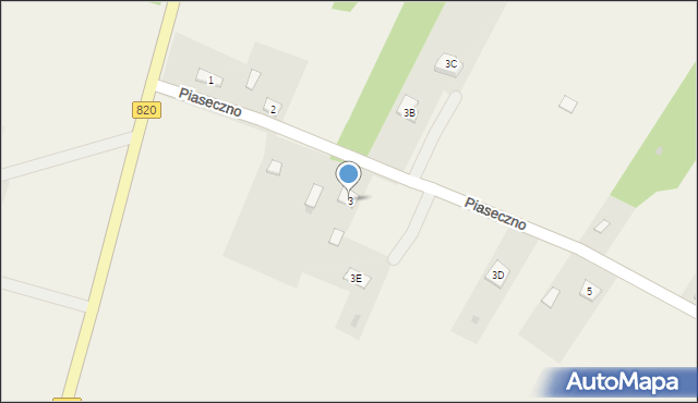 Piaseczno, Piaseczno, 3, mapa Piaseczno