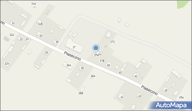 Piaseczno, Piaseczno, 37A, mapa Piaseczno