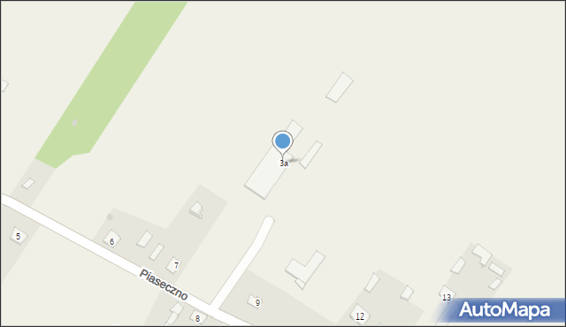 Piaseczno, Piaseczno, 3a, mapa Piaseczno