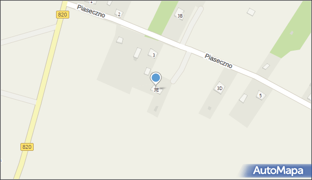 Piaseczno, Piaseczno, 3E, mapa Piaseczno
