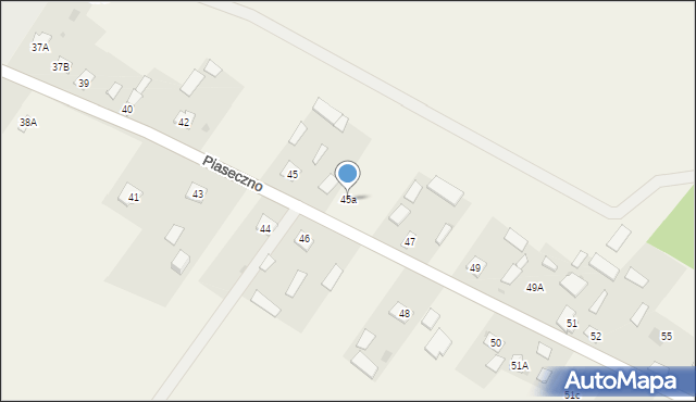 Piaseczno, Piaseczno, 45a, mapa Piaseczno