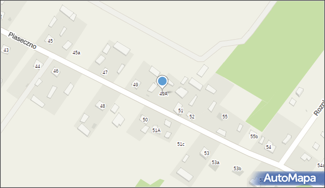 Piaseczno, Piaseczno, 49A, mapa Piaseczno