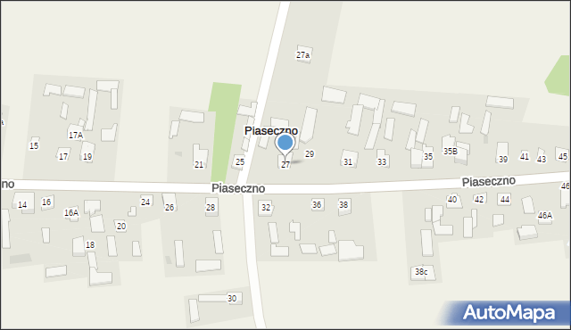 Piaseczno, Piaseczno, 27, mapa Piaseczno