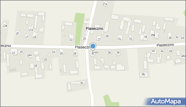 Piaseczno, Piaseczno, 32, mapa Piaseczno