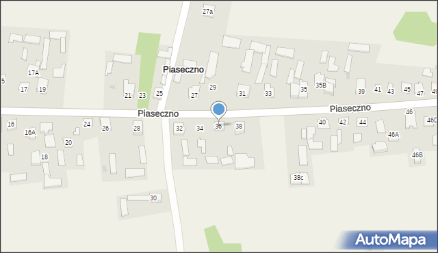 Piaseczno, Piaseczno, 36, mapa Piaseczno