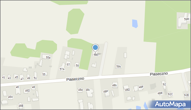 Piaseczno, Piaseczno, 59C, mapa Piaseczno