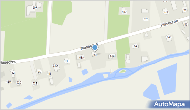Piaseczno, Piaseczno, 63, mapa Piaseczno