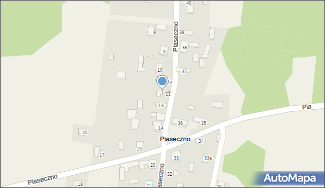 Piaseczno, Piaseczno, 12, mapa Piaseczno