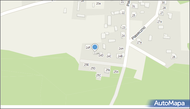 Piaseczno, Piaseczno, 24E, mapa Piaseczno
