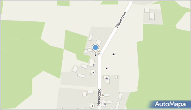 Piaseczno, Piaseczno, 4, mapa Piaseczno