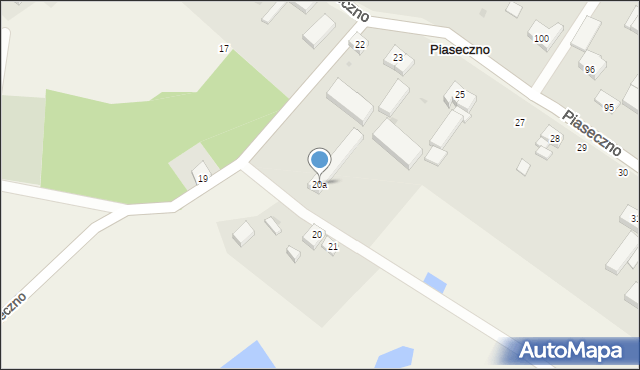 Piaseczno, Piaseczno, 20a, mapa Piaseczno