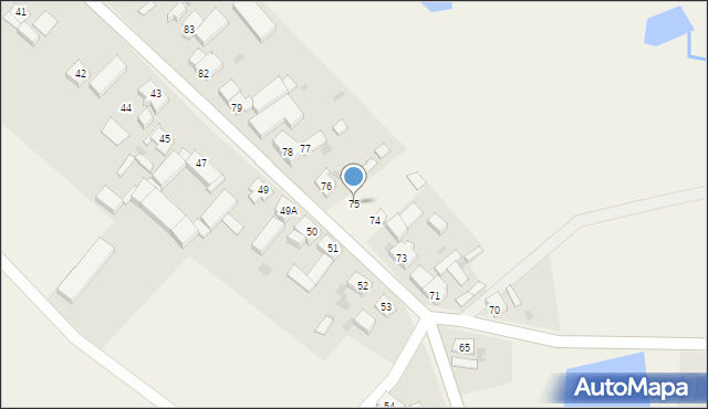 Piaseczno, Piaseczno, 75, mapa Piaseczno