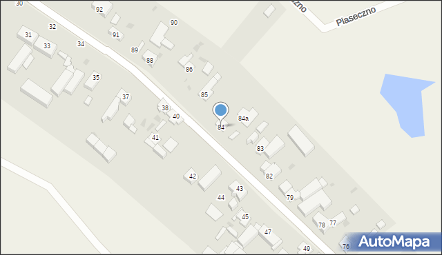 Piaseczno, Piaseczno, 84, mapa Piaseczno
