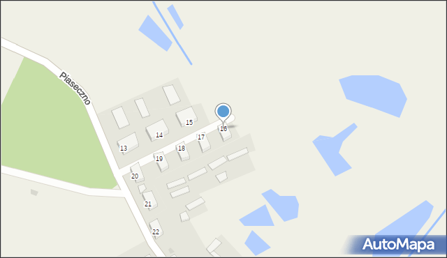Piaseczno, Piaseczno, 16, mapa Piaseczno