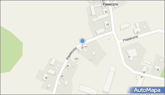 Piaseczno, Piaseczno, 43, mapa Piaseczno