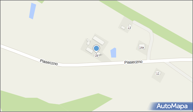 Piaseczno, Piaseczno, 14, mapa Piaseczno