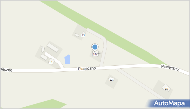 Piaseczno, Piaseczno, 14a, mapa Piaseczno