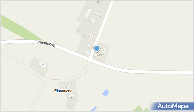 Piaseczno, Piaseczno, 2, mapa Piaseczno