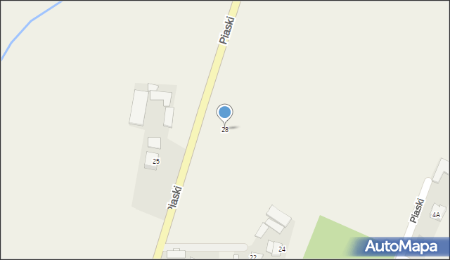 Piaski, Piaski, 28, mapa Piaski