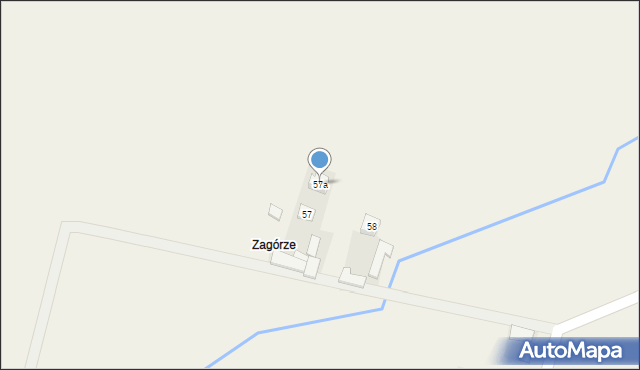 Piaski, Piaski, 57a, mapa Piaski