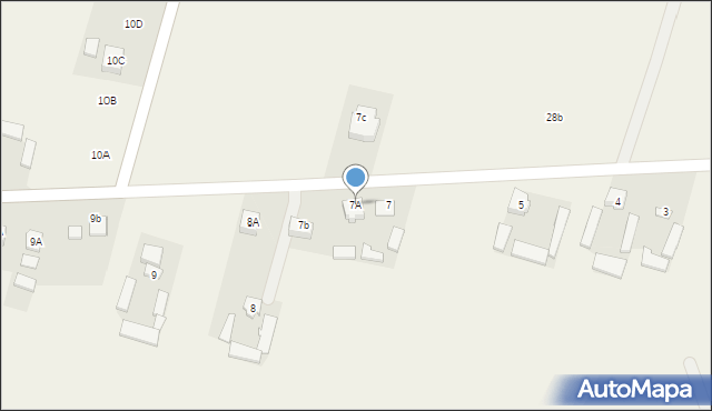 Piaski, Piaski, 7A, mapa Piaski