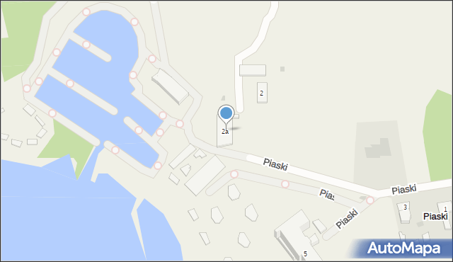 Piaski, Piaski, 2a, mapa Piaski