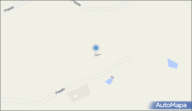 Piaski, Piaski, 11d, mapa Piaski
