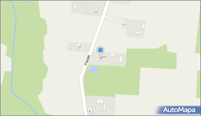 Piaski, Piaski, 10, mapa Piaski