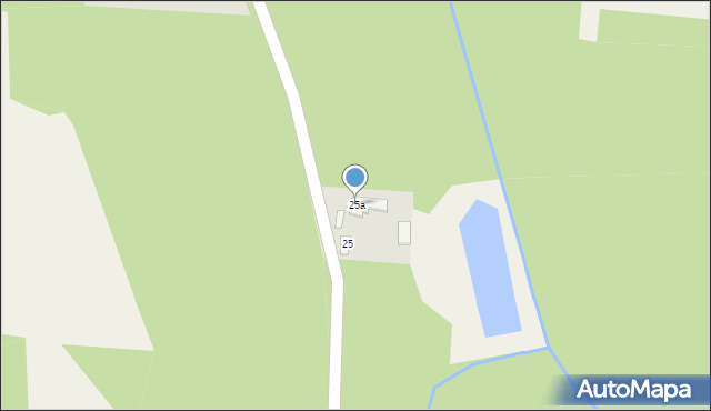 Piaski, Piaski, 25a, mapa Piaski