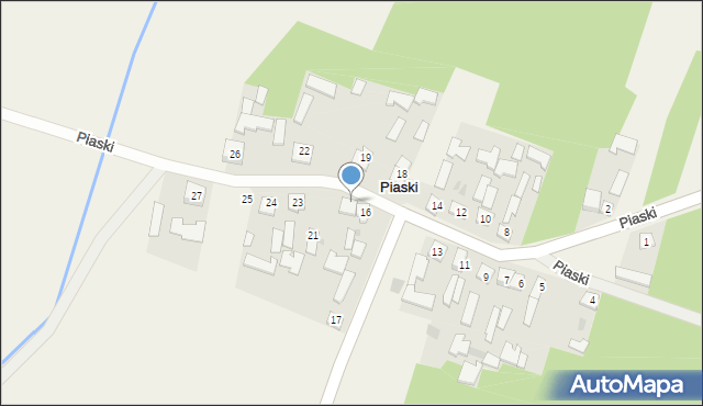 Piaski, Piaski, 20, mapa Piaski