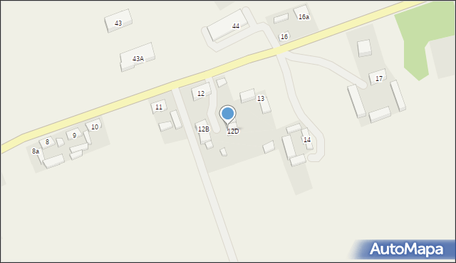 Piaski, Piaski, 12b/1, mapa Piaski