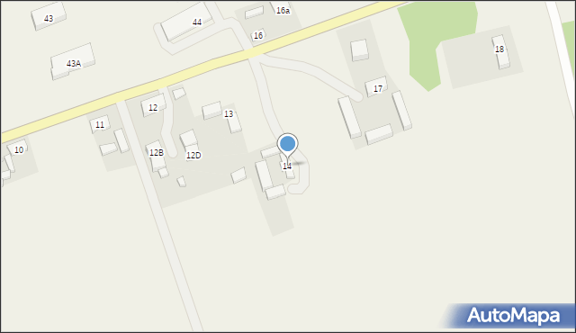 Piaski, Piaski, 14, mapa Piaski