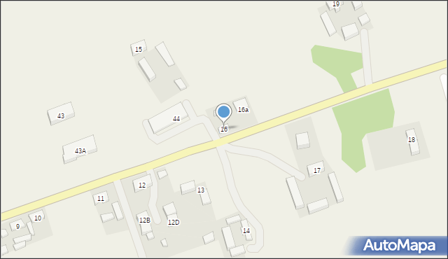 Piaski, Piaski, 16, mapa Piaski
