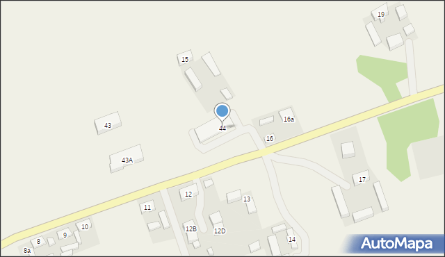 Piaski, Piaski, 44, mapa Piaski