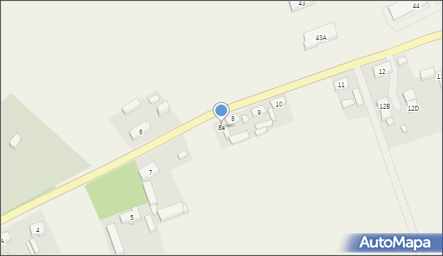 Piaski, Piaski, 8a, mapa Piaski