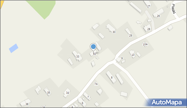 Piaski, Piaski, 32, mapa Piaski