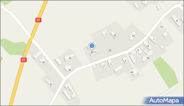 Piaski, Piaski, 37, mapa Piaski