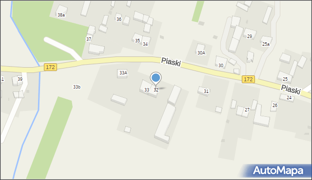 Piaski, Piaski, 32, mapa Piaski