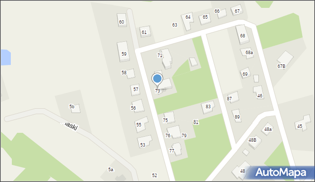 Piaski, Piaski, 73, mapa Piaski