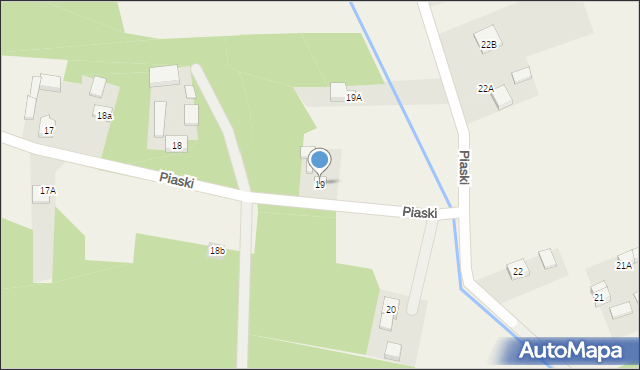 Piaski, Piaski, 19, mapa Piaski