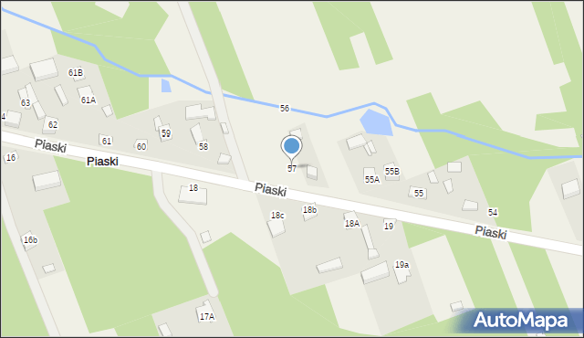 Piaski, Piaski, 57, mapa Piaski