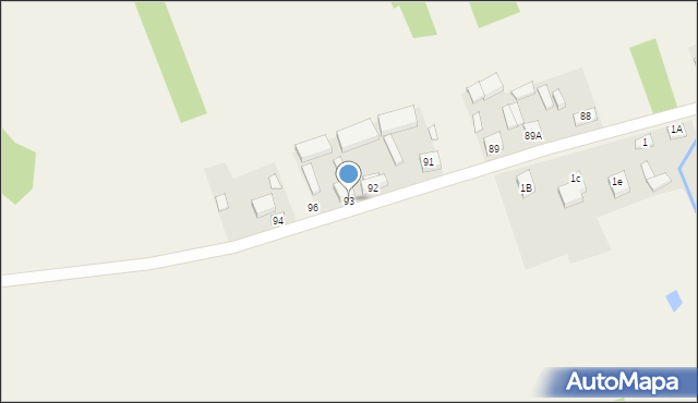 Piaski, Piaski, 93, mapa Piaski