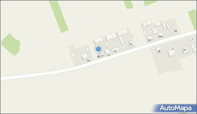 Piaski, Piaski, 96, mapa Piaski
