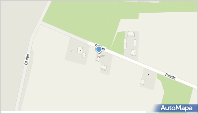 Piaski, Piaski, 9, mapa Piaski