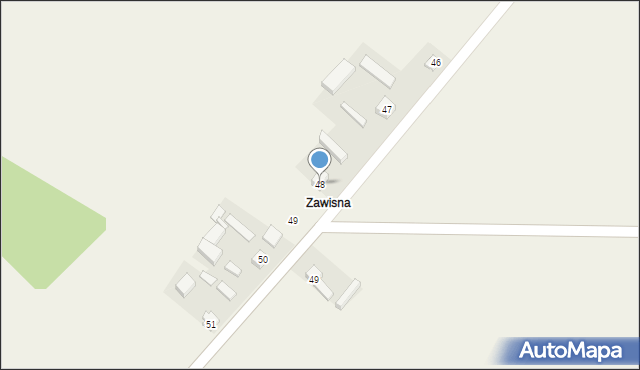 Piaski, Piaski, 48, mapa Piaski