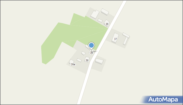 Piaski, Piaski, 38, mapa Piaski