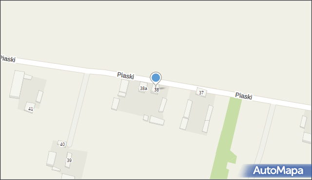 Piaski, Piaski, 38, mapa Piaski